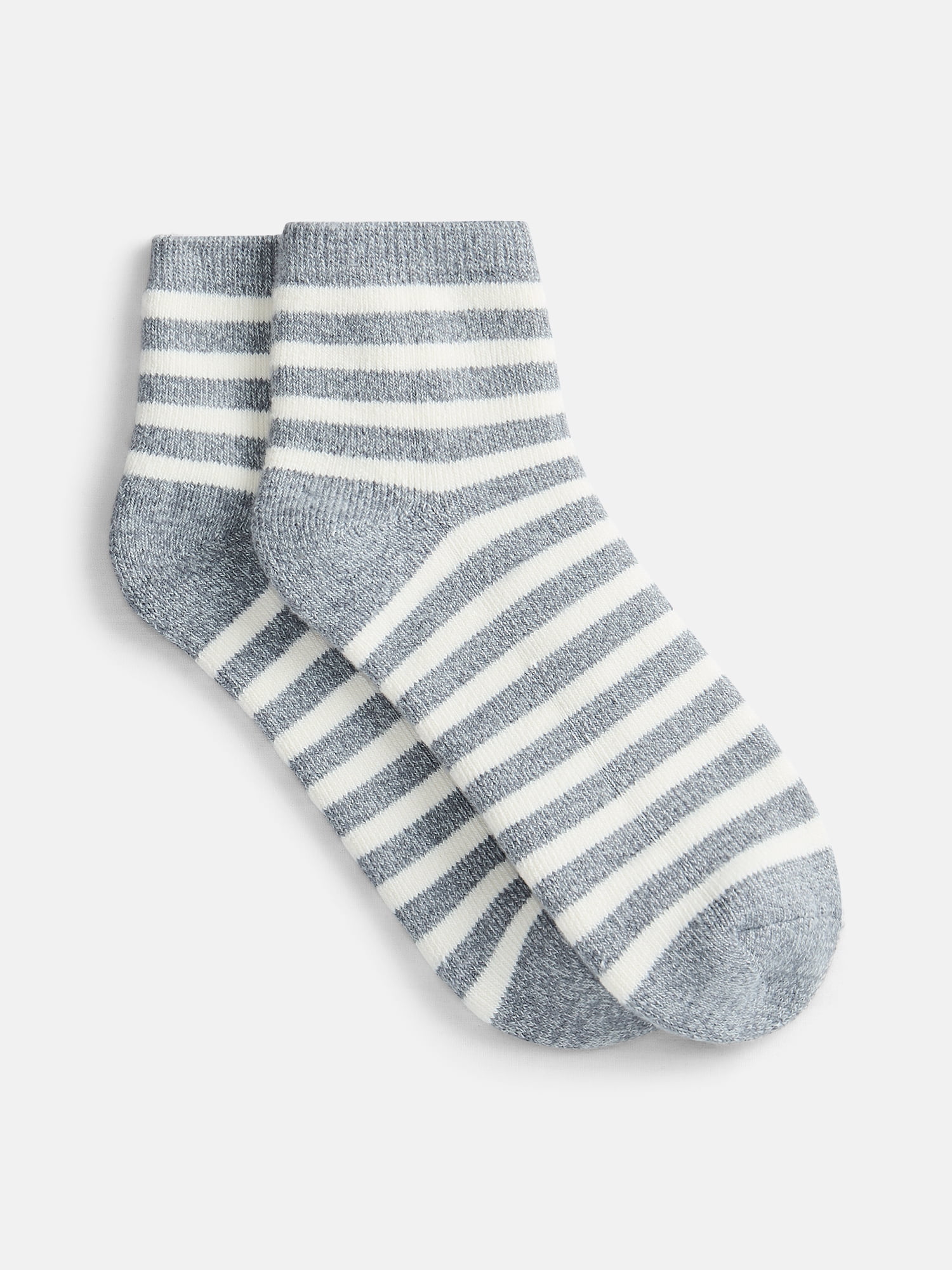 Joyspun Women's Comfort Full Terry Ankle Socks, 3-Pack, Size 4-10
