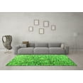 thumbnail image 3 of Ahgly Company Indoor Round Abstract Green Modern Area Rugs, 6' Round, 3 of 4