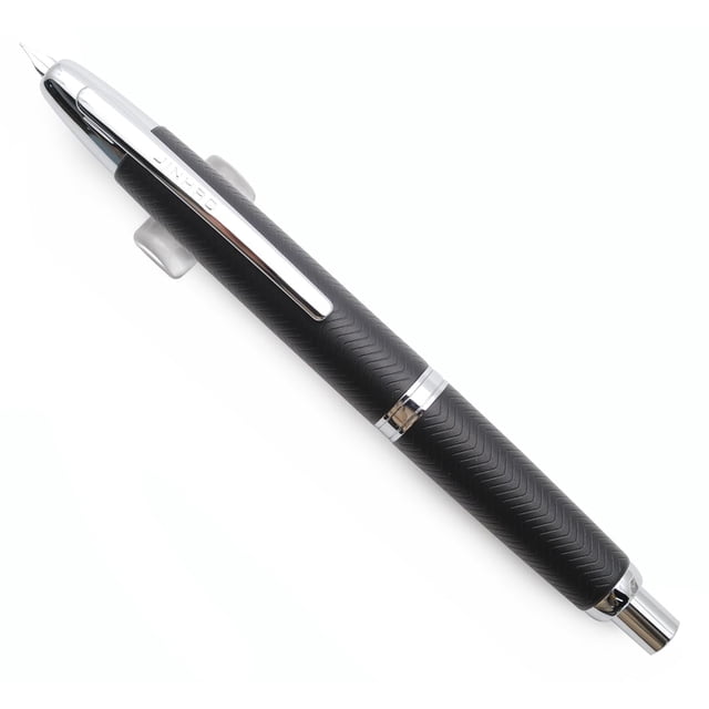 Pluma estilográfica JINHAO de 10 pulsaciones retráctiles de metal con convertidor de tinta