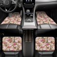 thumbnail image 6 of Daiia Rose Flowers Printed Car Floor Mats Set of 4, Durable Non Slip Auto Floor Carpet, Car Interior Carpets Proof Foot Pads Anti-Slip Cushion Automoetive Accessories, 6 of 6