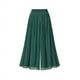 thumbnail image 4 of Pantalones de verano extra grandes de gasa plisados para playa, holgados, adelgazantes, de pierna ancha, para chica gordita, 4 of 5