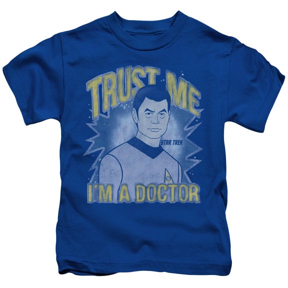 Star Trek Doctor Youth 18/1 T-Shirt Royal Blue