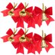 thumbnail image 2 of Decoraciones navideñas de 10 piezas colgantes de Navidad Bowknot Bell Pendiente de Navidad Ornamentos colgantes, 2 of 5