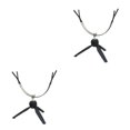 thumbnail image 3 of Justharion Metal Clamp On Fishing Rod Holder Bracket Rack Device for Canoe Raft Kayak Secure and Reliable U-shaped 2Set, 3 of 6