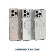 onn. MagSafe Compatible Phone Case for iPhone 16 Pro - Clear
