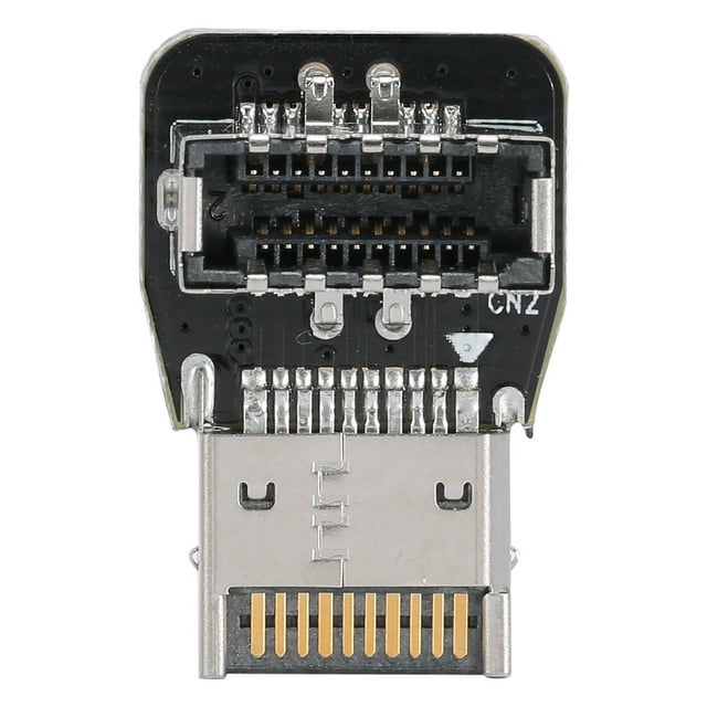 Adaptador frontal tipo E para placa base de PC, USB 3.1, 10 G, convertidor de codo de dirección de 90 grados PH74B