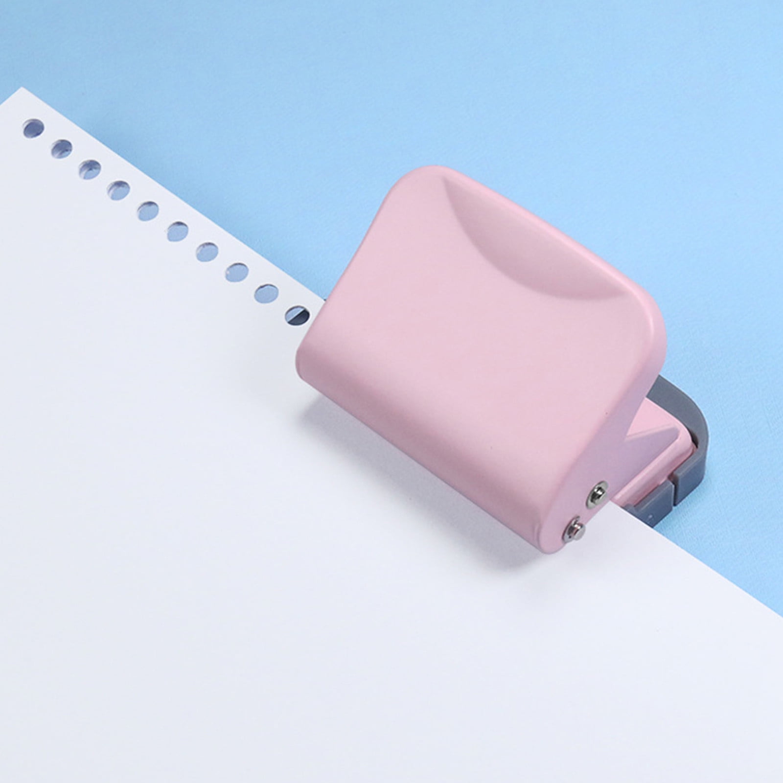 Specollect Clearance 5Pcs 6 Hole Punch, Loose Leaf Paper Puncher for A4/A5/B5 Size, Portable Handheld Metal Circle Punch Paper Puncher
