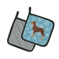 thumbnail image 2 of Carolines Treasures BB3529PTHD Winter Snowflake Australian Kelpie Dog Pair of Pot Holders , 7.5HX7.5W, multicolor, 2 of 3