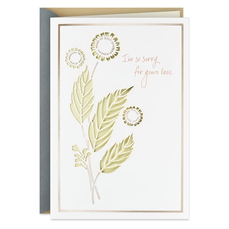 Hallmark Sympathy Card (I'm So Sorry for Your Loss)