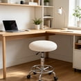 thumbnail image 5 of Elastic Round Linen Bar Stool Cover Fits 12-15 Inch Cushions for Office and Salon Swivel Stools, 5 of 5