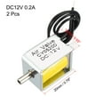 thumbnail image 2 of Uxcell Miniature Solenoid Valve 2 Way Normally Closed DC 12V 0.2A Air Solenoid Valve, 2pcs, 2 of 5
