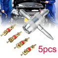 thumbnail image 3 of 4Way Car Tyre Valve Repair Tool & 4 Pcs Tire Stem Core Remover Installers Y1T1, 3 of 9
