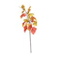 thumbnail image 3 of Rama de hojas de arce artificiales rojas para centro de mesa de otoño, decoración para bodas y hogar. Estilo A, 3 of 9