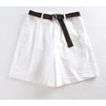 thumbnail image 4 of Shorts Décontractés, Femmes A-line Taille Haute Slim Short, 4 of 4