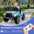 thumbnail image 5 of EuKer Electric Children'S Stroller, Mini Jeep, 12v 45ah, Blue, 5 of 5