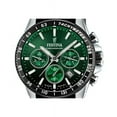 thumbnail image 2 of Festina Timeless Chronograph Leather Strap Green Dial Quartz F20561-5 100M Men's Watch, 2 of 3