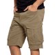 thumbnail image 2 of Pantalones Cortos de Hombre de Cintura Elástica con Bolsillos de Color Sólido Pantalones de Ropa de Trabajo Casual, Moda Suelta Pantalones Cortos de Algodón para Correr, Trabajo Y Diario, 2 of 6