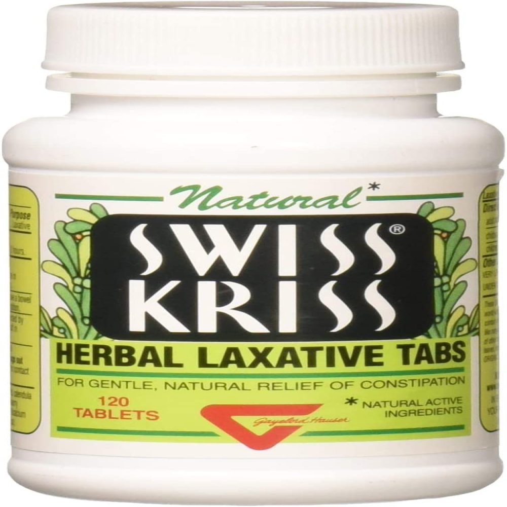 Swiss Kriss Herbal Laxative Tablets 120 ea