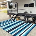 thumbnail image 3 of HUGEAR Outdoor Rugs Clearance 6'x9' Waterproof Patio Rugs, Plastic Camping Rugs, Porch Rugs, RV Rugs for outside Pool Rugs, 3 of 3