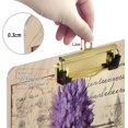 thumbnail image 4 of Coolnut Cute Clipboard Stardard Letter Size for Women with Golden Clip,Translucent Clip Board,Office & School Supplies,(12" x 9",Lavender) Gifts, 4 of 7