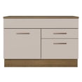 thumbnail image 3 of Madesa Gabinete de Fregadero Cocina 1 Puerta y 2 Cajones (Con Encimera) Agata Rustic/Crema, 3 of 9