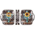 thumbnail image 2 of ZUXONGSY Cross Sunflower Print Bible Case for Women Lightweigh Leopard Print Bible God Is Within Her Carrier Stylish Handbag with Handle Christian Tote Bag for Daily Commuter, 2 of 7