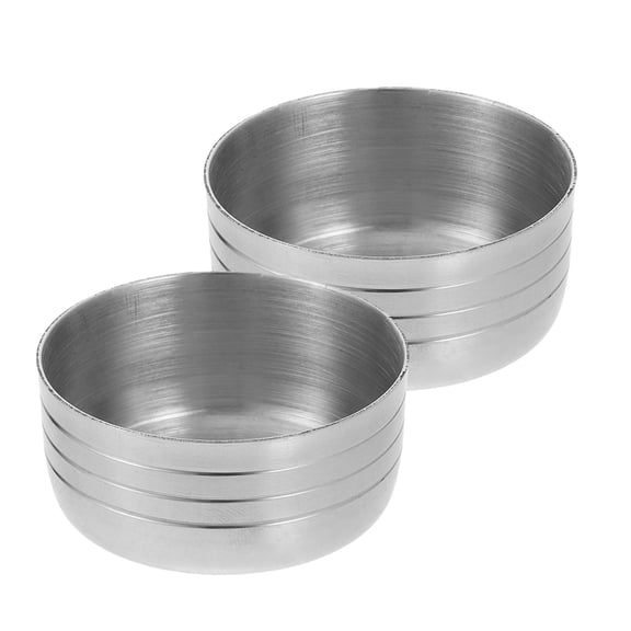 NIAIZEK 2Pcs Spill Proof Stainless Steel Shaker Cup Cover Lid for Reusable Cocktail Mixing