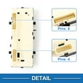 thumbnail image 4 of Interruptor Selector de Caja de Transferencia 4WD No.19259312 para Chevrolet Avalanche 1500 2500 Tahoe, 4 of 7