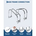 thumbnail image 3 of Heavy Duty Freestanding Bike Floor Stand – Dual Cycle Parking Rack for Garage and Home – Fits 22-28 Inch Wheels & Up to 2.2 Inch Tire, 3 of 8