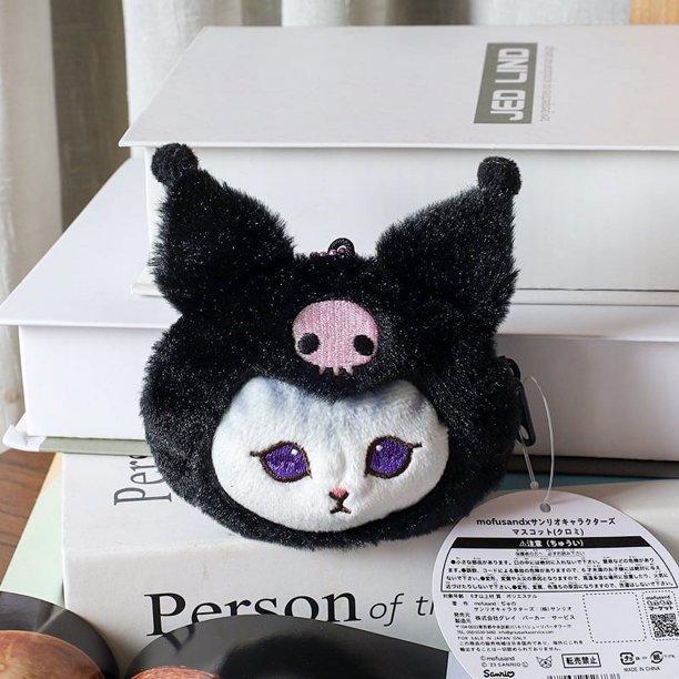 Nuevo diseño conjunto pez feo tiburón gato Sanrio Kuromi My Melody canela muñeco de peluche llaveros