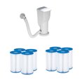thumbnail image 1 of Summer Waves GFCI SkimmerPlus Filter Replacement w/ 8 Pack Filter Cartridge, 1 of 8