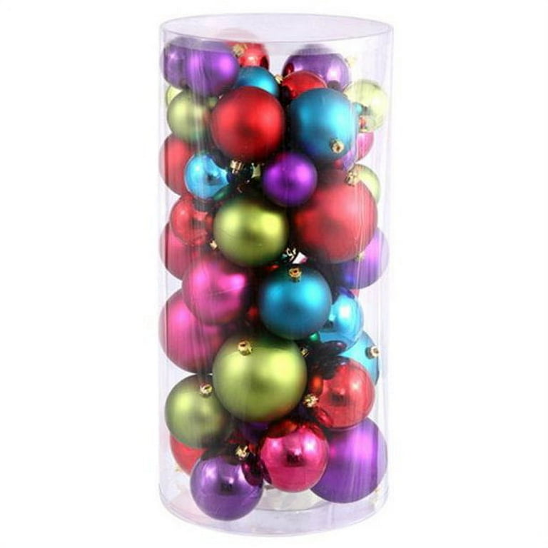Vickerman Christmas Holiday Multi-Colored Shiny and Matte Ball