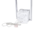 thumbnail image 6 of DecMode 25" Geometric Silver Table Lamp with Cream Fabric Shade, 6 of 10