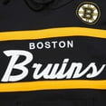 thumbnail image 4 of Men's Mitchell & Ness Black Boston Bruins Head Coach Pullover Hoodie, 4 of 5
