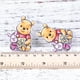 thumbnail image 1 of Disney Winnie The Pooh 5 piezas, accesorios para el cabello de resina acrílica plana, adorno de lazo para el pelo de Navidad, álbum de recortes, manualidades, 1 of 4