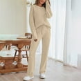 thumbnail image 5 of FUNDUFI Women Pajama Autumn Winter Fashion Casual Home Loose Thickened Long Sleeve Warm Set Sleepwear Pyjamas Cozy Homewear, 5 of 8