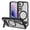 Clear Black, variant on for Samsung S22 Case,Dual Layer With Kickstand Compatible For MagSafe,Military Shockproof Matte PC with Soft Edges Phone Cover For Galaxy S22 6.1"(Clear Purple)