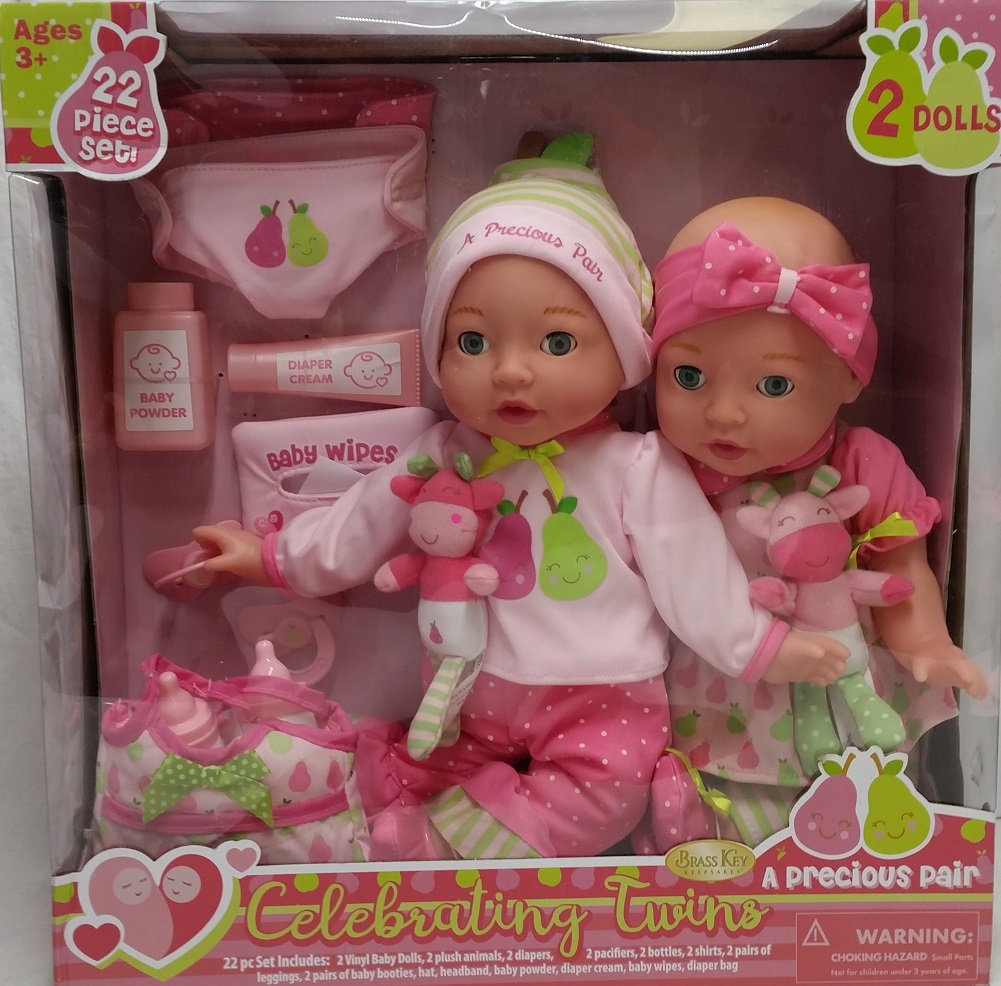 celebrating twins dolls