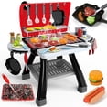 thumbnail image 1 of Juego de juguetes de cocina AuroTops, 35 unidades, parrilla de barbacoa para niños de 3 a 7 años, 1 of 7