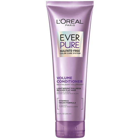 L'Oreal Paris EverPure Volume Sulfate Free Conditioner, Squeeze, 8.5 fl oz