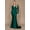 Blue, variant on Long Sleeve Formal Fitted Evening Dress