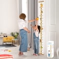 thumbnail image 2 of Baby Growth Height Chart Handing Ruler Wall Decor for Kids, Canvas Removable Height Growth Chart 79" x 7.9" (Giraffe), 2 of 16
