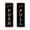 Black Gold, variant on Signs ByLITA Vertical Push and Pull Door Signs (Coffee Beans) Door Sign (Blue) - Large