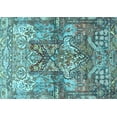 thumbnail image 1 of Ahgly Company Indoor Rectangle Persian Light Blue Traditional Area Rugs, 4' x 6', 1 of 4