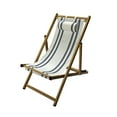 thumbnail image 4 of Mainstays Resort Sling Fabric Chair, Beige & Blue Stripe, 4 of 9