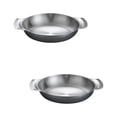 thumbnail image 2 of 2pcs Stainless Steel Pot Double Handle Pan Multi-function Paella Pan Korean Style Pot Kitchen Cooking Pan, 2 of 4