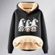 thumbnail image 4 of WILLBEST Sudadera con Capucha para Mujer, Estampado Navideño y de Cordero, Ideal para Otoño/Invierno X-Grande, 4 of 4