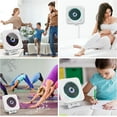 thumbnail image 2 of Gueray Bluetooth Portable CD Player, Wall Mountable Music Player Home Audio Speaker, with Remote Control, White, 2 of 8