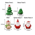 thumbnail image 2 of 1 PC DIY Micro Landscape Deer Christmas Accessory Santa Claus Figurines Miniature Snowman Xmas Tree SNOWMAN 8, 2 of 8