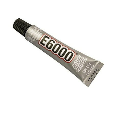 E6000 Industrial Strength Adhesive - E-6000 - 5.32ml / 0.18oz Mini Tube of Industrial Strength Crafts & Arts Adhesive by E-6000